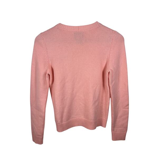 Le Lion Women's Soft Pink Cashmere ODD Sweater Size XS - Picture 4 of 4
